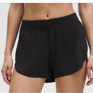 Lululemon Athletica Black Athletic Shorts Lightweight Dolphin Cut